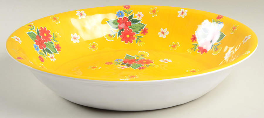 Frida (Melamine) 13" Round Serving Bowl by Certified International-1