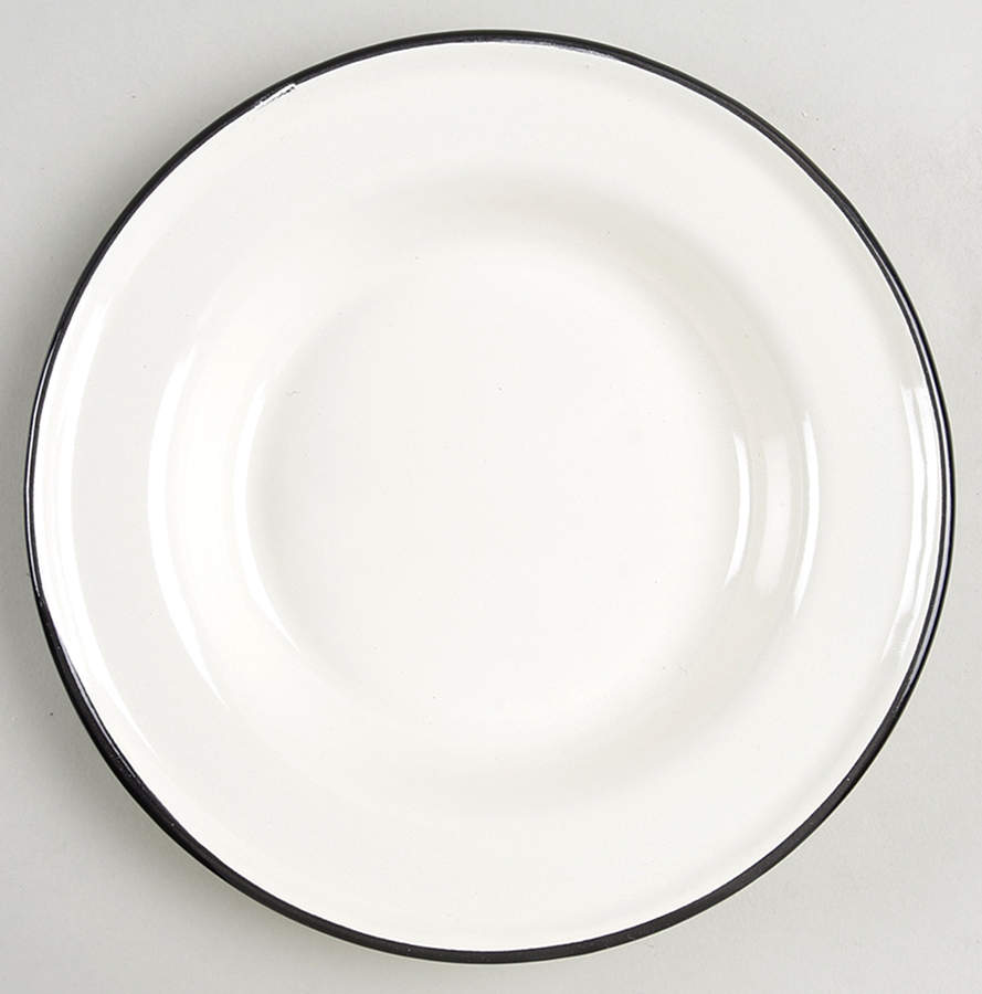 Solid Color Enamelware Salad Plate by Certified International-1