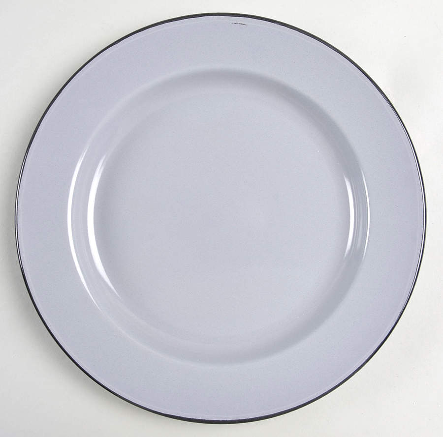Solid Color Enamelware Dinner Plate by Certified International-1