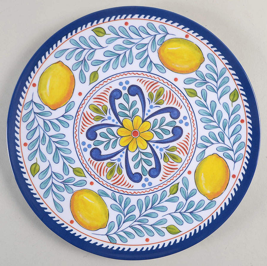 Capri Isle (Melamine) Accent Dinner Plate by Certified International-1