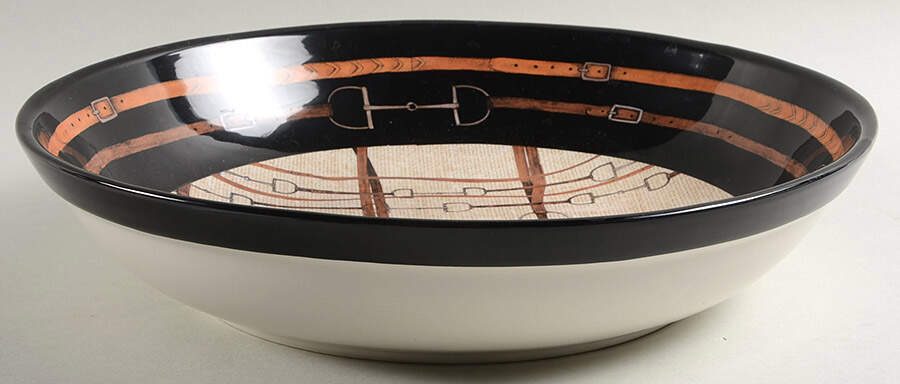 Country Style 13" Pasta Serving Bowl by Cracker Barrel-1