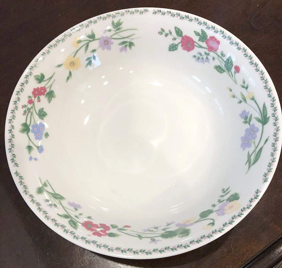 Country Garden Coupe Soup Bowl by China (Made in China)-1