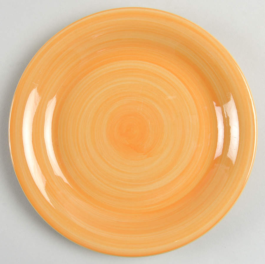 C8G25 Orange Yellow Salad Plate by Citrus Grove-1