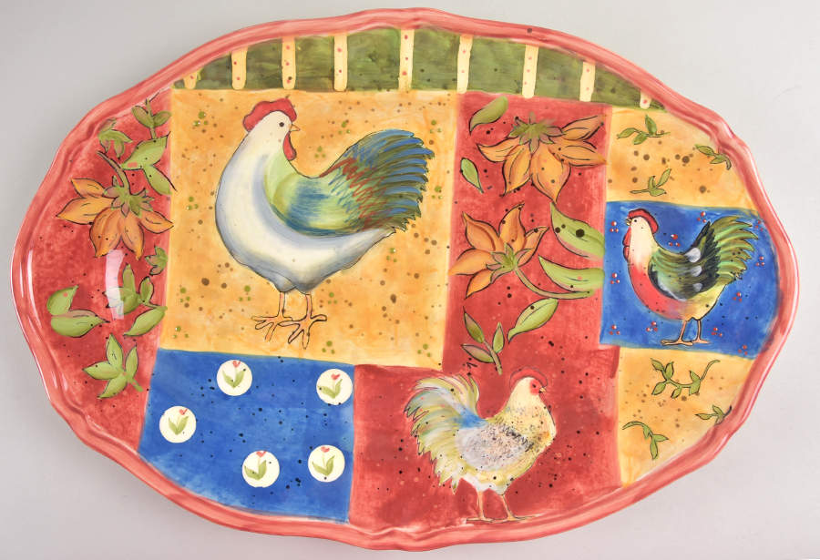 CIC206 17" Oval Serving Platter by Certified International-1