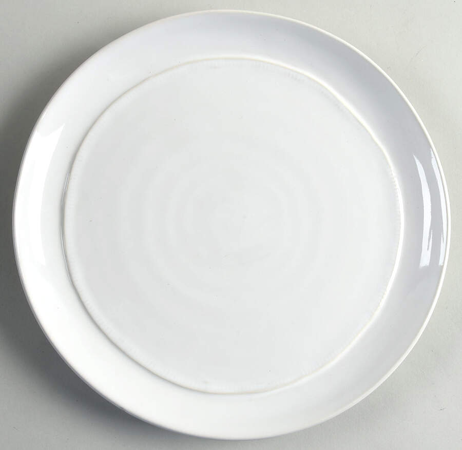 Firenze-White Salad Plate by Ceramiche Noi-1
