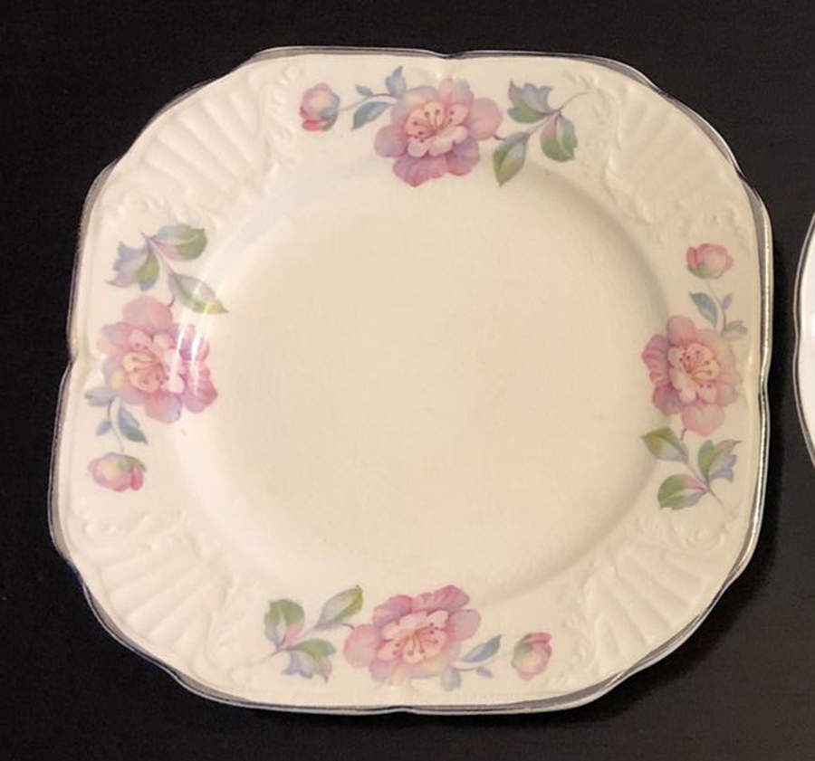 CIV39 Square Salad Plate by Crown Ivory-1