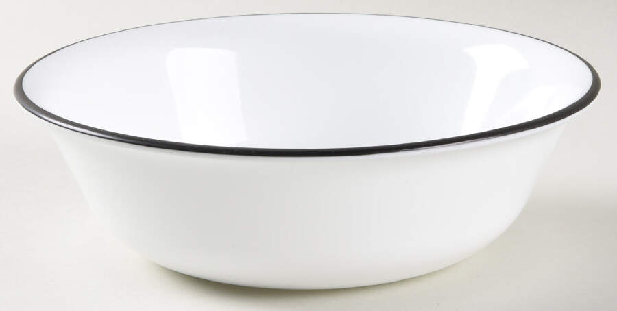 Floral Noir Soup/Cereal Bowl by Corning Corelle-1