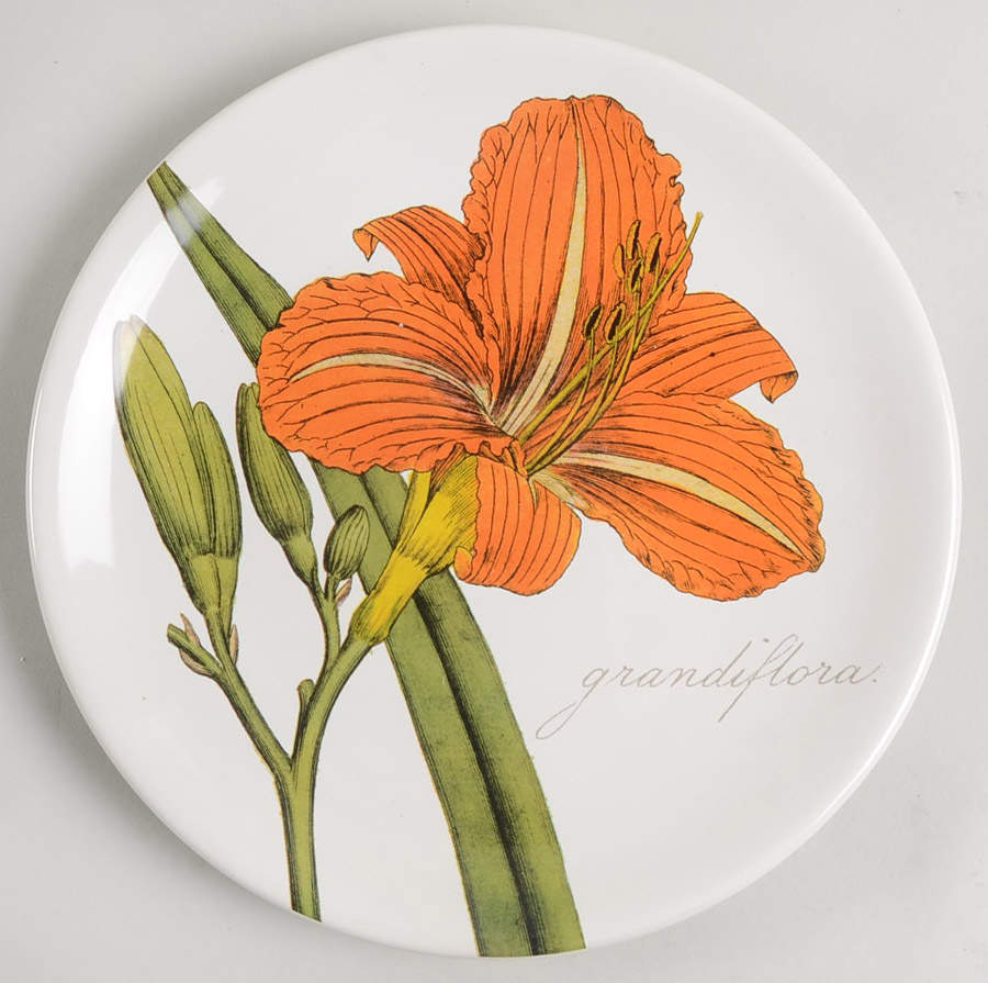 Botanical Floral Salad Plate by Certified International-1