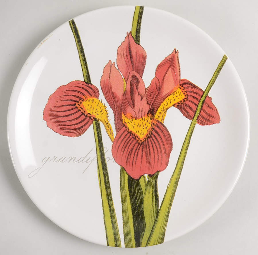 Botanical Floral Salad Plate by Certified International-1