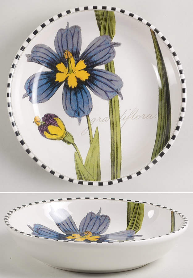 Botanical Floral 9" Soup/Pasta Bowl by Certified International-1