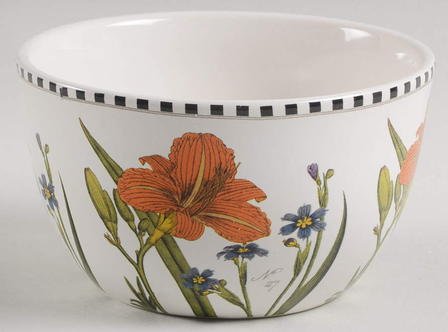 Botanical Floral Individual Ice Cream Dish by Certified International-1
