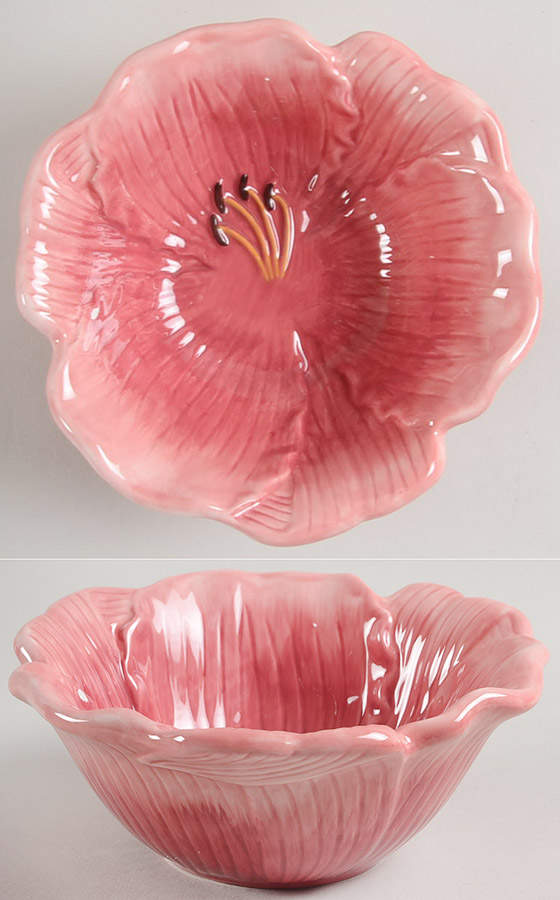 Botanical Floral Figural Individual Ice Cream Dish by Certified International-1