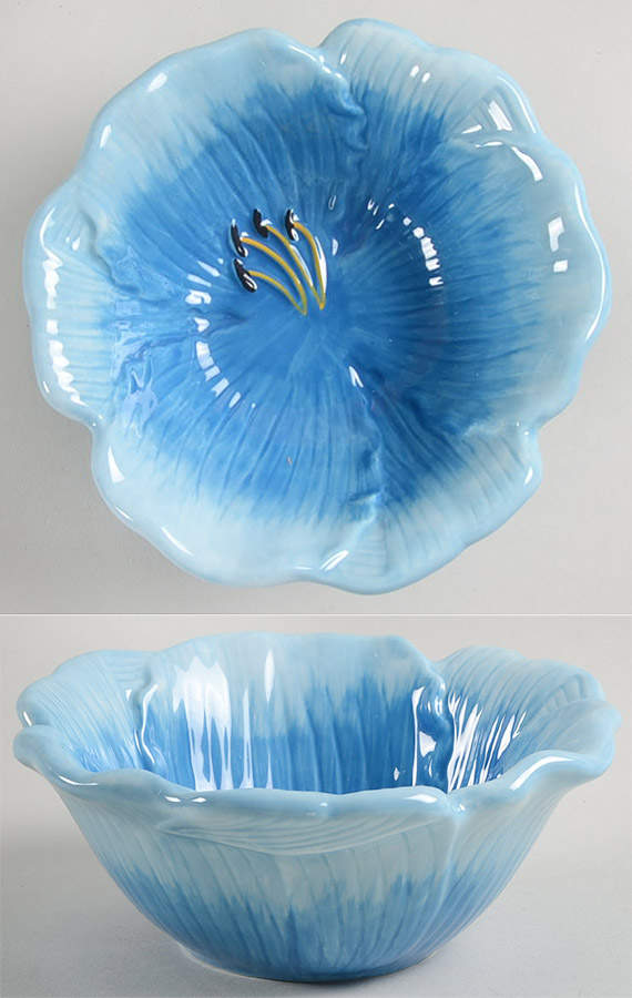 Botanical Floral Figural Individual Ice Cream Dish by Certified International-1