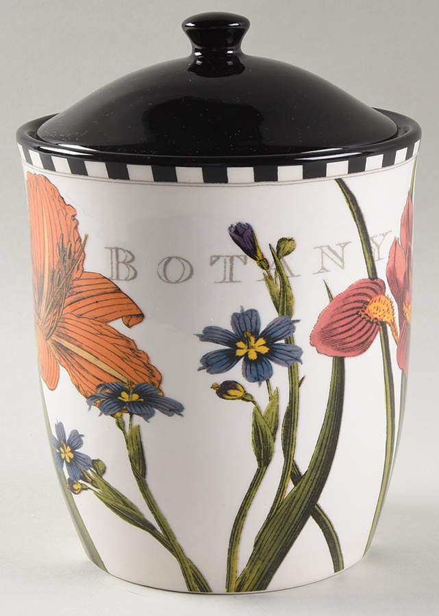 Botanical Floral Small Canister & Lid by Certified International-1