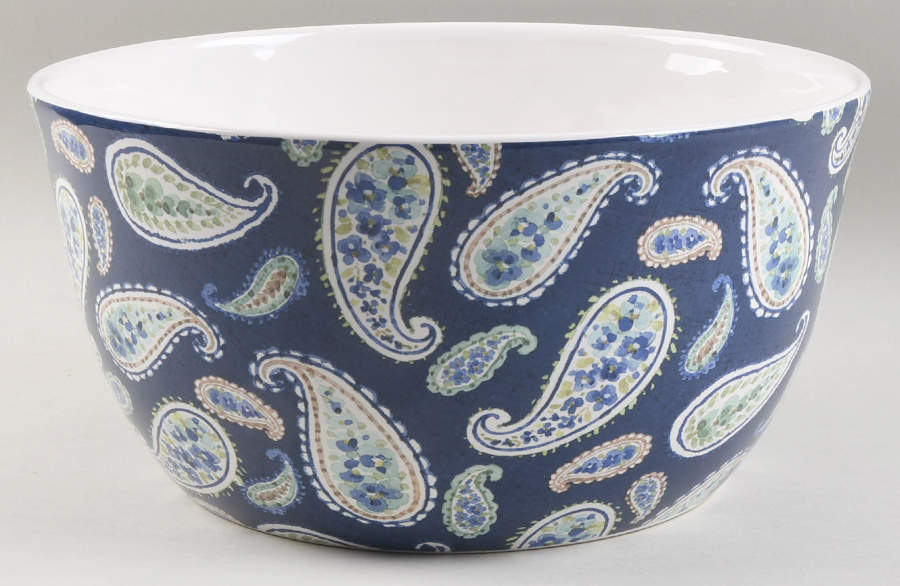 Bohemian Blue 11" Round Serving Bowl by Certified International-1
