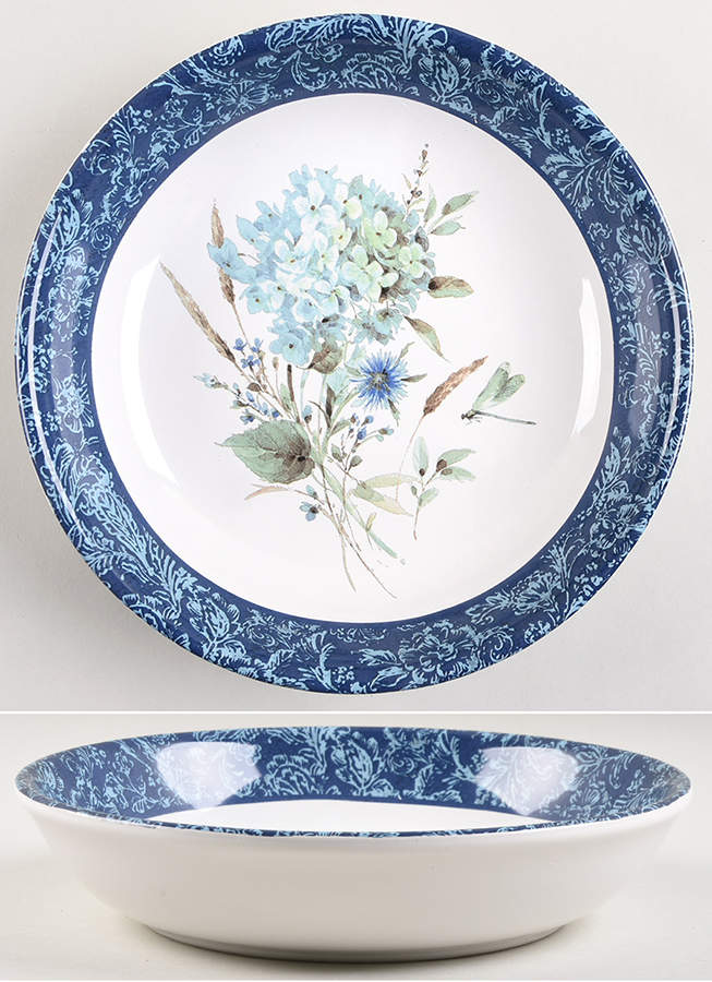 Bohemian Blue 9" Soup/Pasta Bowl by Certified International-1