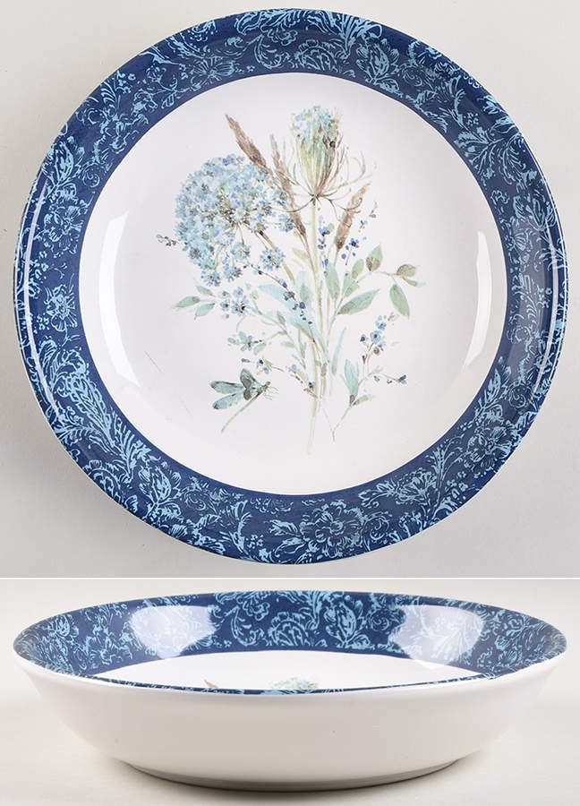 Bohemian Blue 9" Soup/Pasta Bowl by Certified International-1