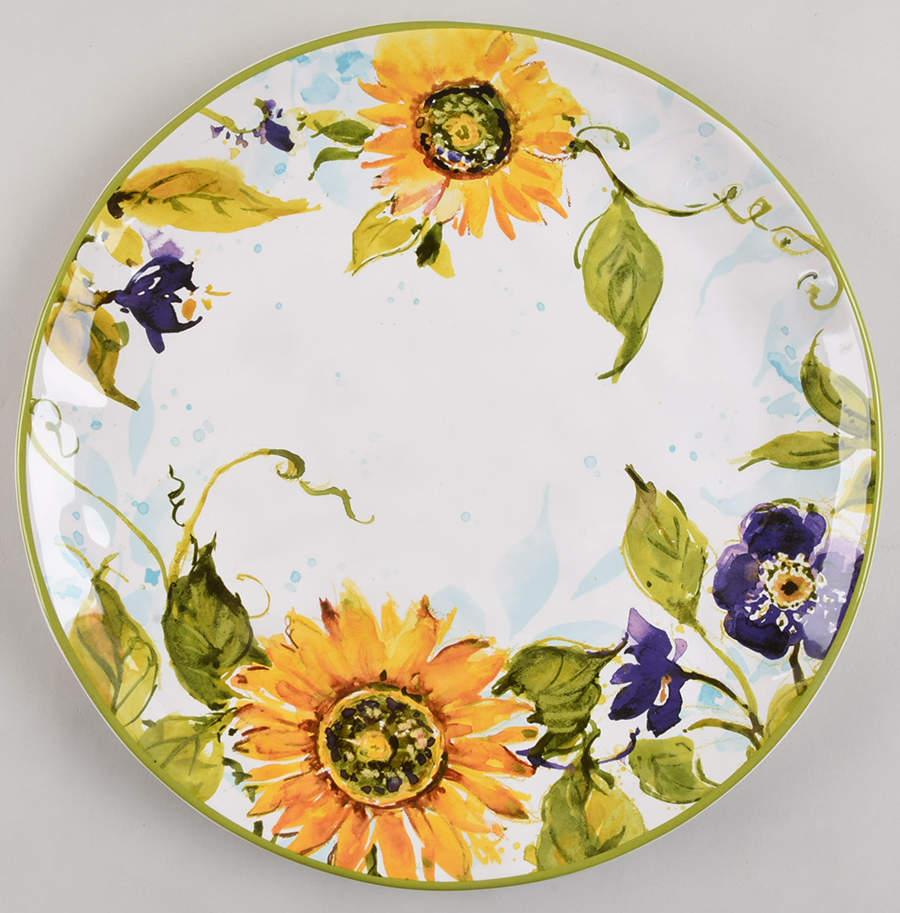 Sun Garden 13" Chop Plate (Round Platter) by Certified International-1