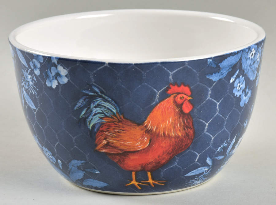 Indigo Rooster Individual Ice Cream Dish by Certified International-1