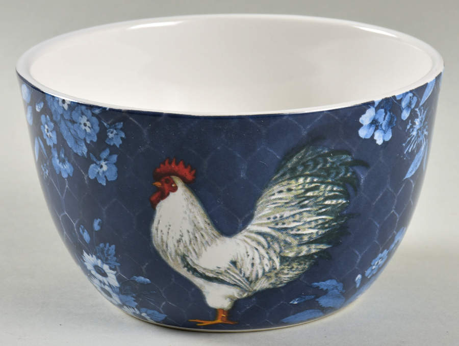 Indigo Rooster Individual Ice Cream Dish by Certified International-1