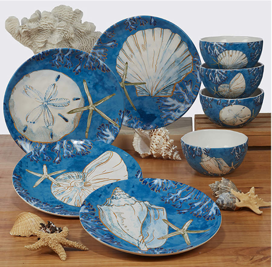 Playa Shells Dinner Plate by Certified International-1