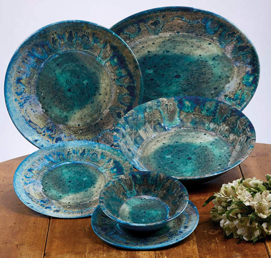 Radiance Teal Dinner Plate by Certified International-1