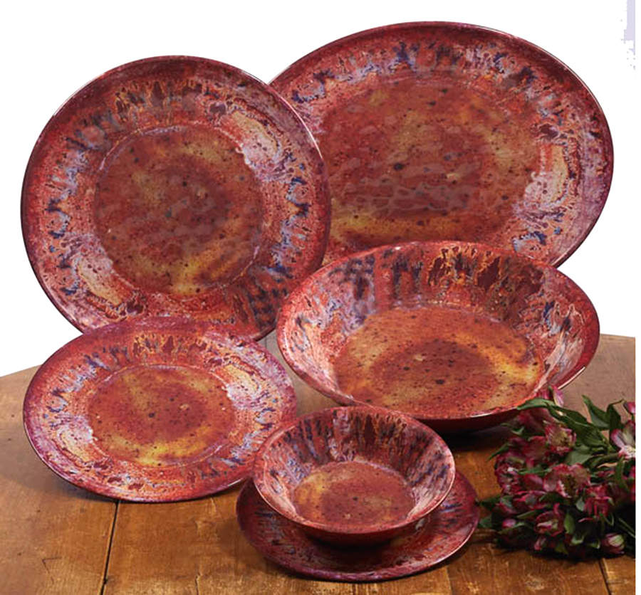 Radiance Red Dinner Plate by Certified International-1