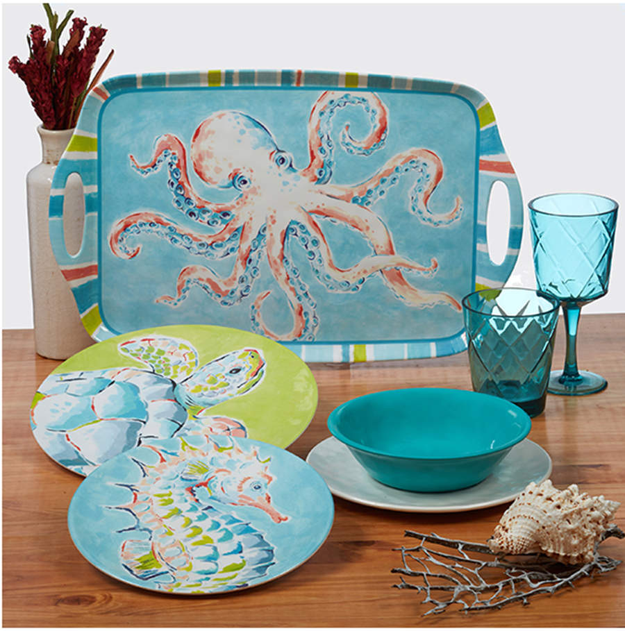 Deep Sea Dinner Plate by Certified International-1