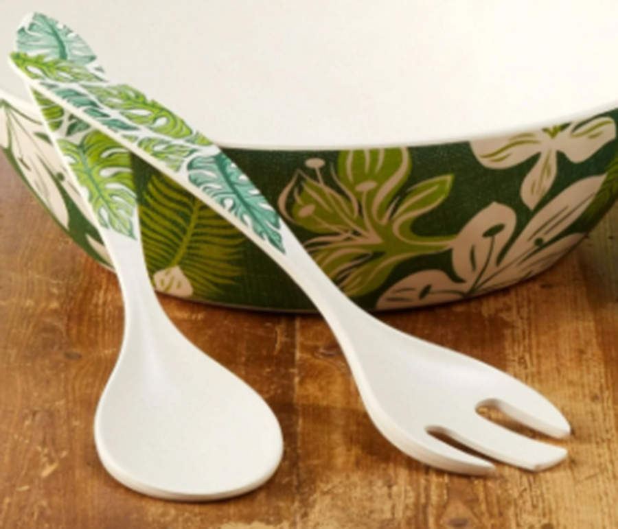 Tropicali 2 Piece Salad Set, Solid Piece by Certified International-1