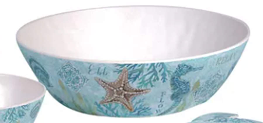 Beachcomber 12" Large Salad Serving Bowl by Certified International-1