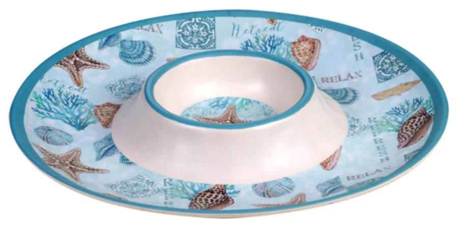 Beachcomber 1 Piece Chip & Dip by Certified International-1