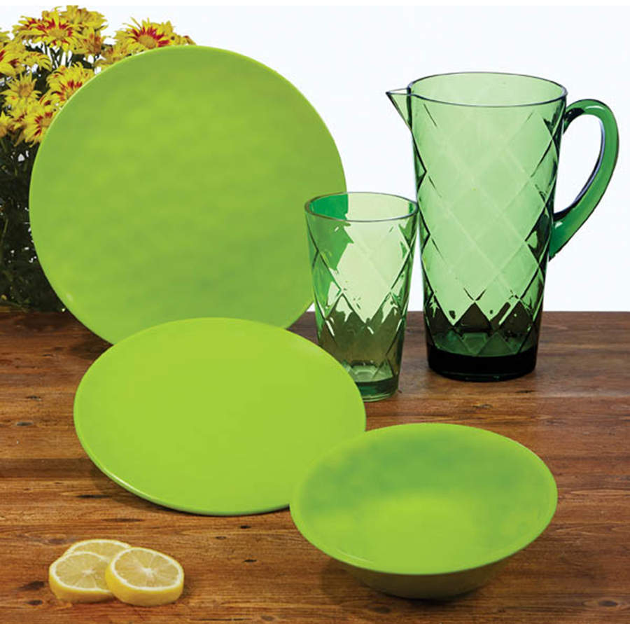 Solid Color Melamine Dinner Plate by Certified International-1