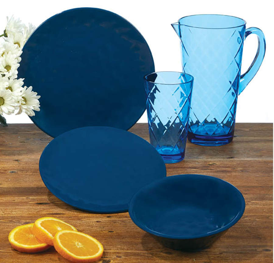 Solid Color Melamine Dinner Plate by Certified International-1