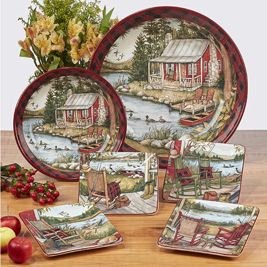 Lake Retreat 13" Pasta Serving Bowl by Certified International-1