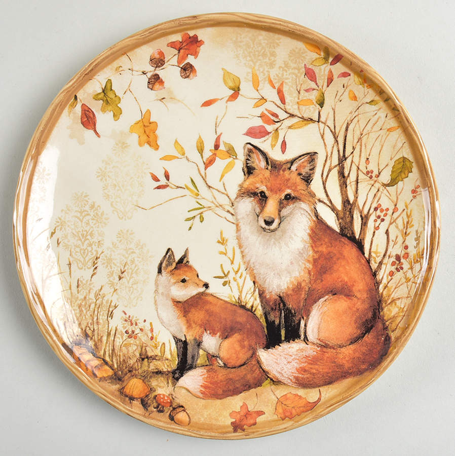 Pine Forest Salad/Dessert Plate by Certified International-1