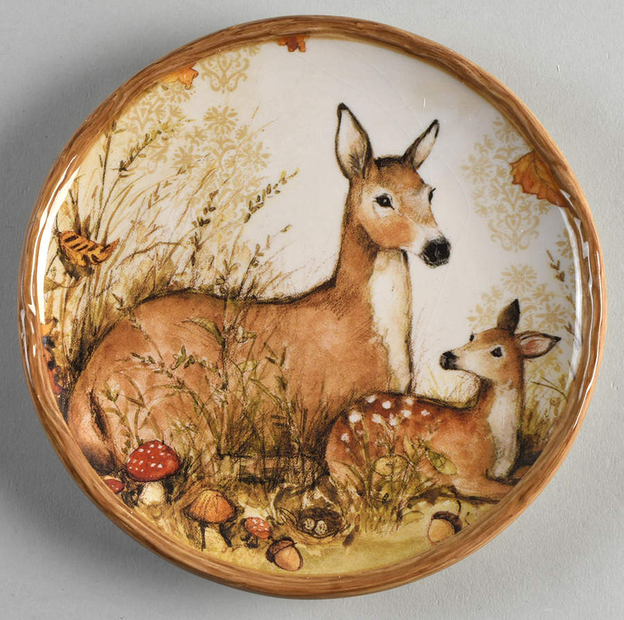 Pine Forest Canape Plate by Certified International-1