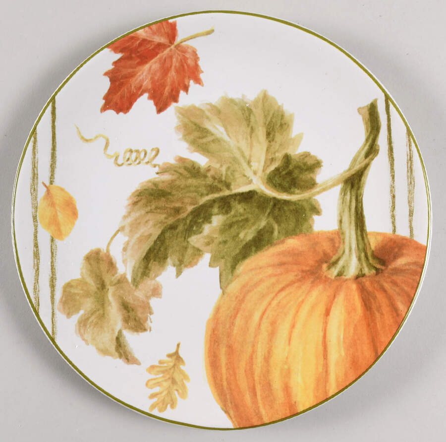 Sweet Autumn Harvest Salad/Dessert Plate by Certified International-1