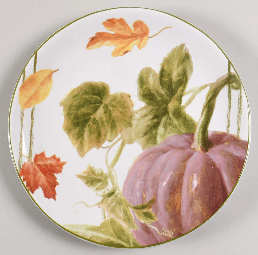 Sweet Autumn Harvest Salad/Dessert Plate by Certified International-1