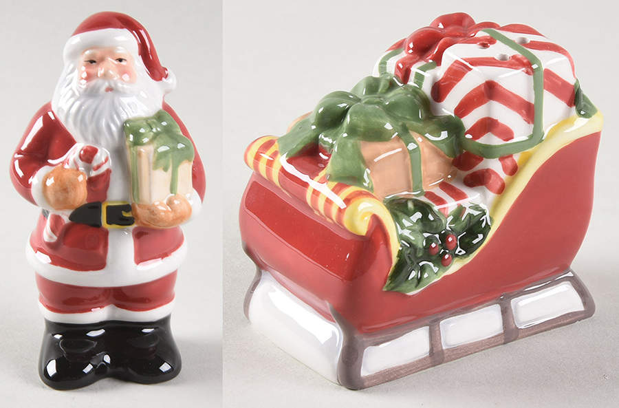 Santa's Workshop Figural Salt & Pepper Set by Certified International-1
