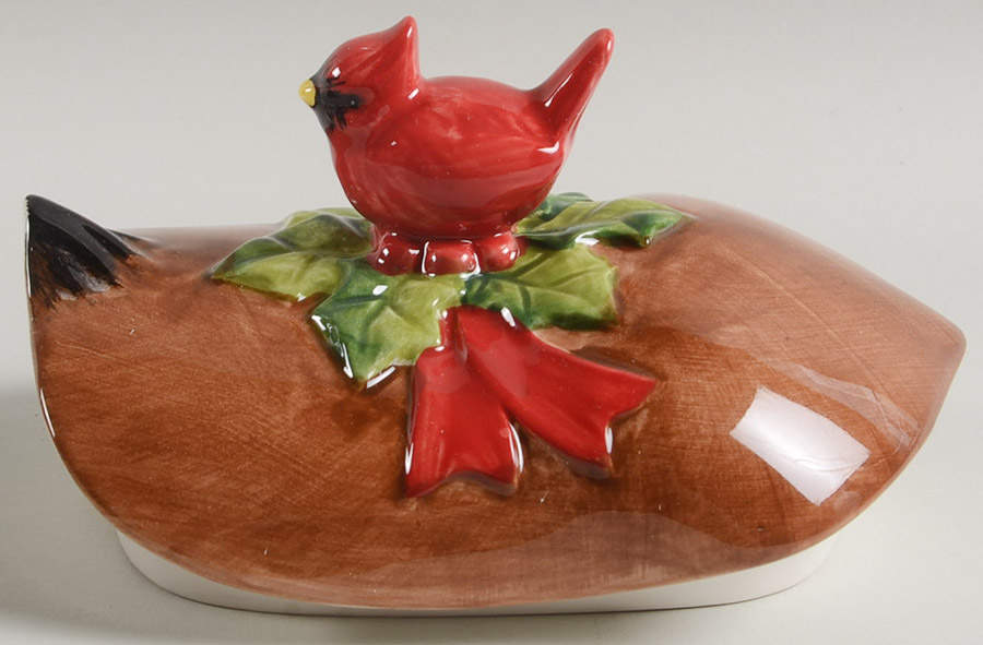 Homestead Christmas Lid for Figural Cookie Jar by Certified International-1