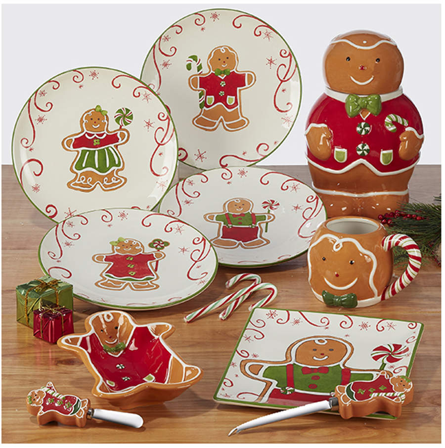 Holiday Magic Gingerbread Salad/Dessert Plate by Certified International-1