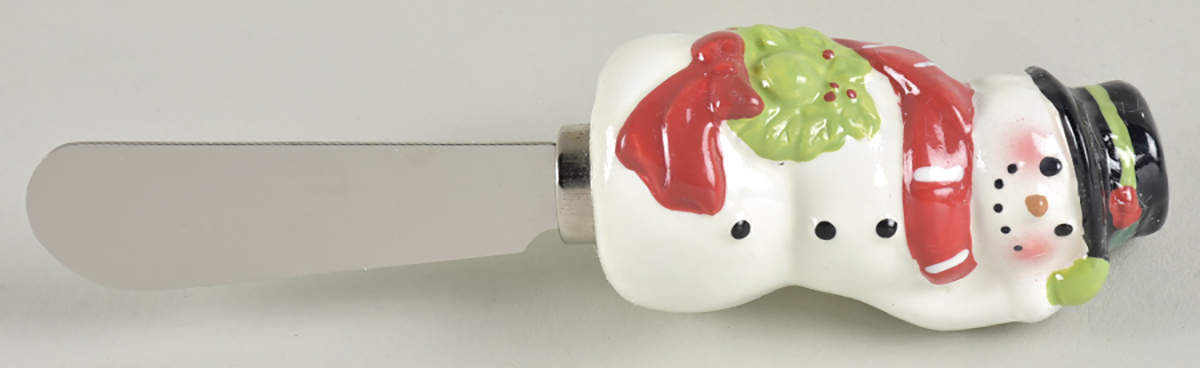 Holiday Magic Snowman Figural Spreader (Dip & Spreader) by Certified International-1