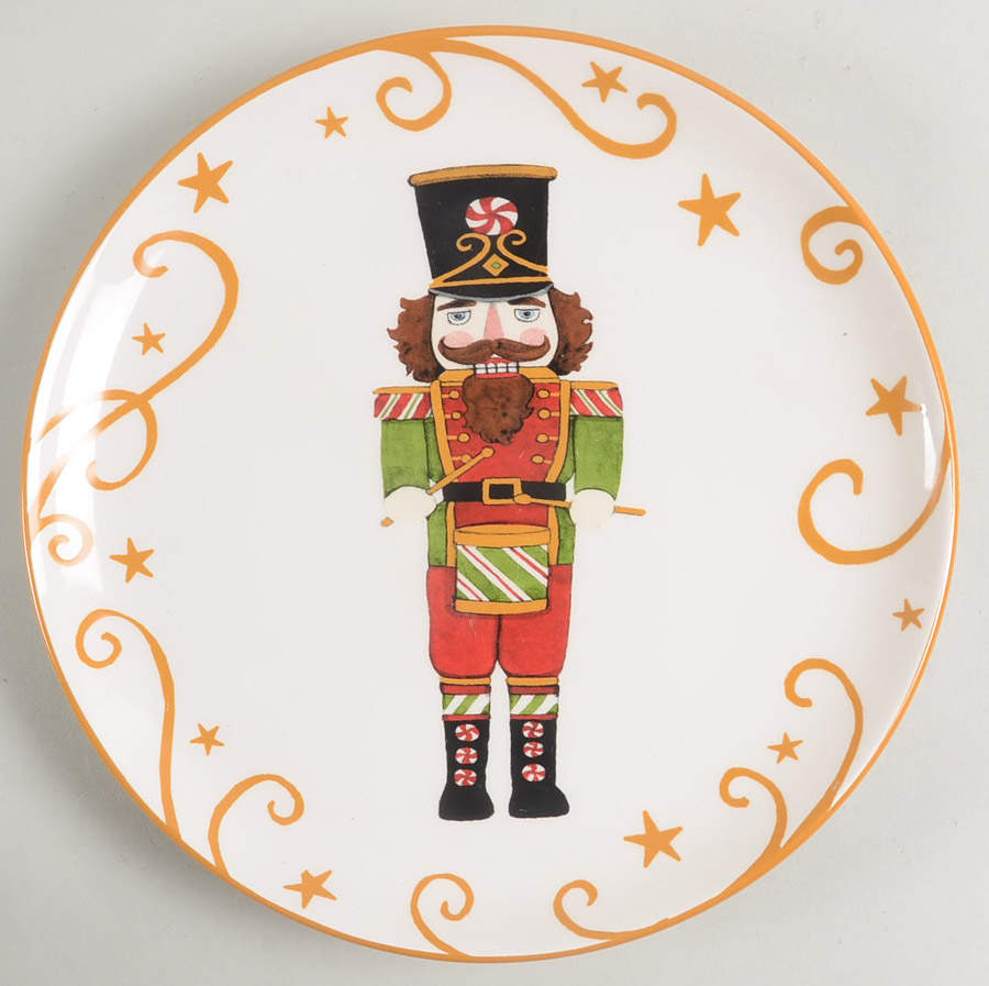 Holiday Magic Nutcracker Salad/Dessert Plate by Certified International-1