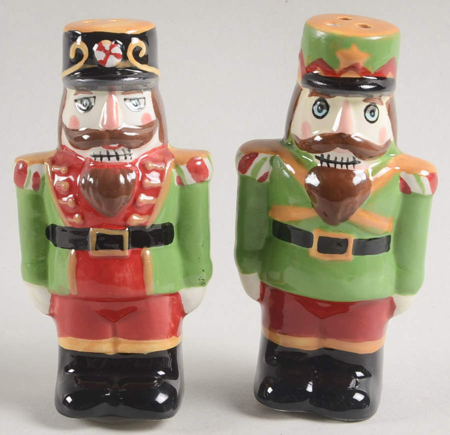 Holiday Magic Nutcracker Figural Salt & Pepper Set by Certified International-1