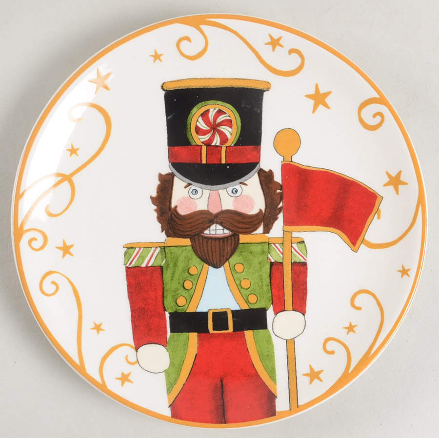 Holiday Magic Nutcracker Canape Plate by Certified International-1