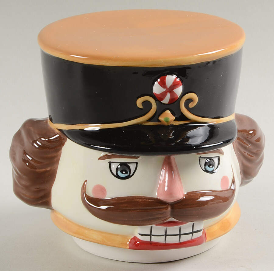 Holiday Magic Nutcracker Lid for Figural Cookie Jar by Certified International-1