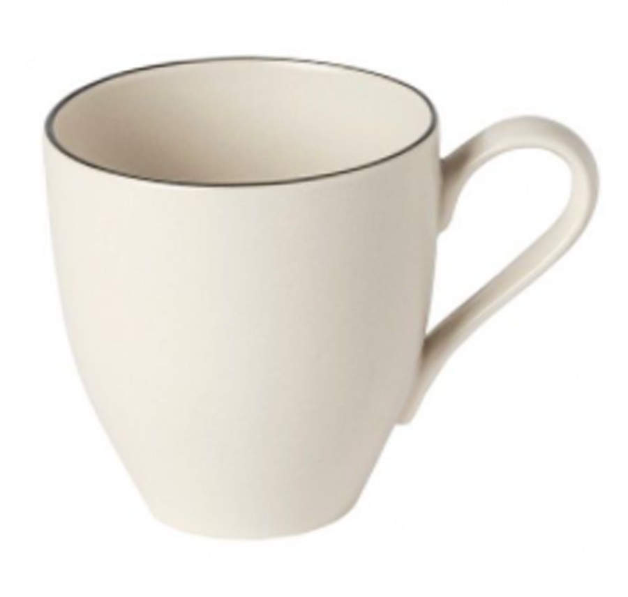 Augusta Natural (Black Trim) Mug by Costa Nova China-1