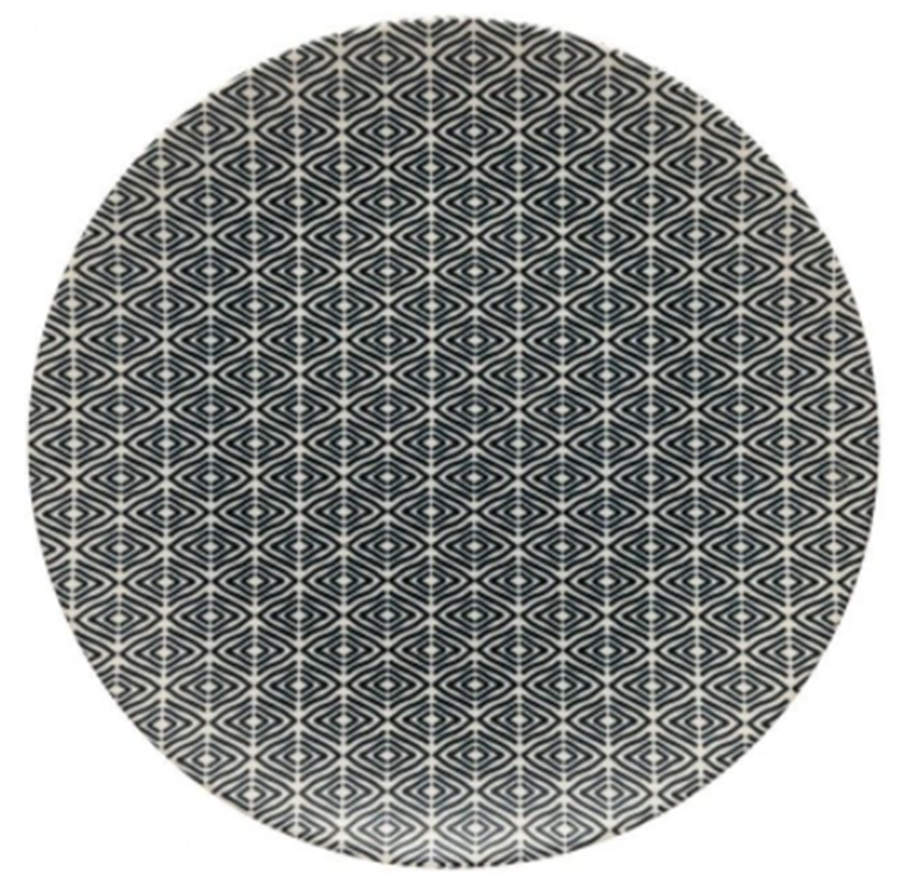 Augusta Diamond Weave Dinner Plate by Costa Nova China-1