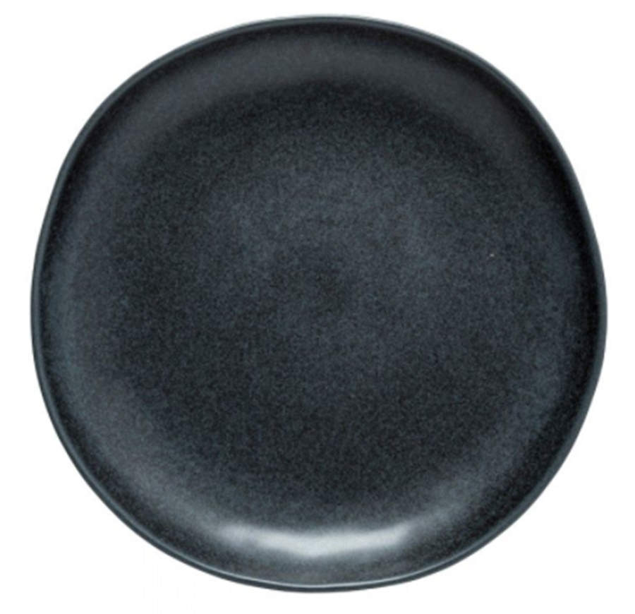 Livia Matte Black Dinner Plate by Costa Nova China-1