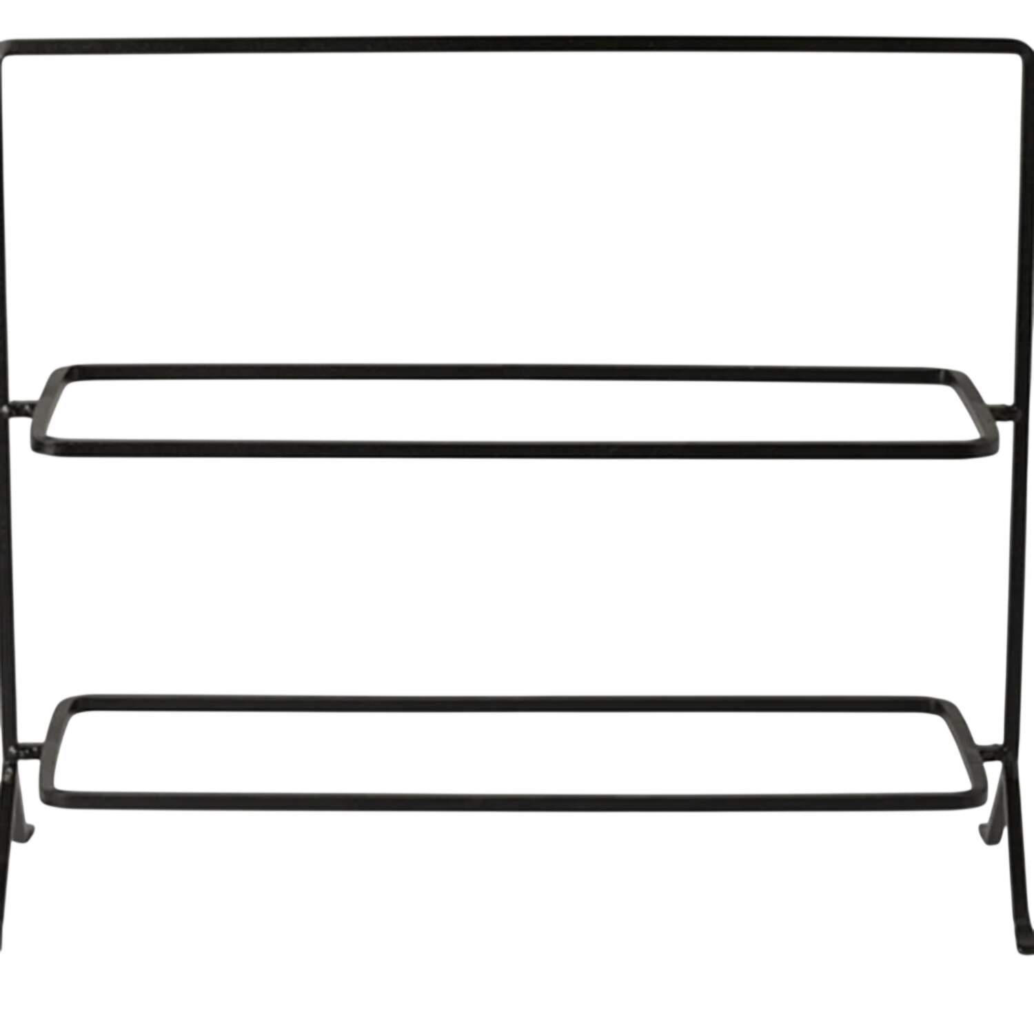 Lagoa Ecogres White 7" Rectangular Tray-Metal Holder (Holds 2 Trays) by Costa Nova China-1